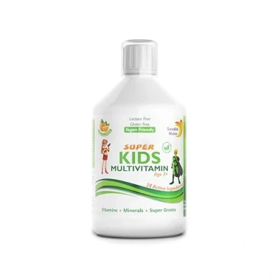 Abbildung von Multivitamin super kids by Swedish Nutra Vitamin A, B, C, D, E, Calcium, Magnesium