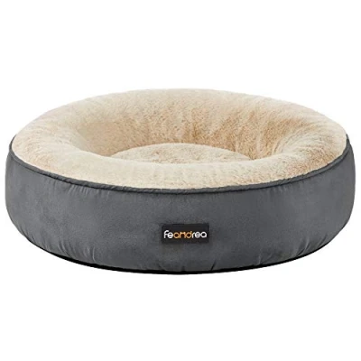 Abbildung von Feandrea Hundebett, Katzenbett, Donut, Ø 50 cm, dunkelgrau PGW050G02