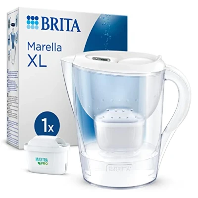 Abbildung von Brita Wasserfilterkanne marella xl me4w mxpro white cu ceb 1051123
