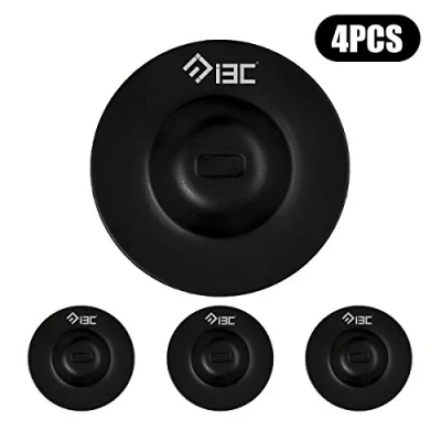 Abbildung von I3C Ankerplatte, selbstklebend, Universalschloss für Loptop Lock, Kabelschloss, iPhone Smartphone, MacBook Pad iPad, Tablet, andere Elektronik, Schwarz