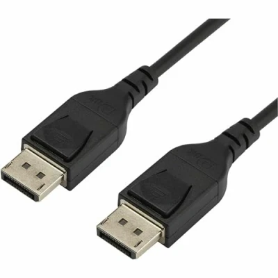 Abbildung von StarTech.com 2m VESA Zertifiziertes DisplayPort 1.4 Kabel 8k 60Hz HBR3 HDR Super UHD DP auf Monitorkabel Ultra HD 4k 120Hz Dünnes Videokabel M/M Stecker mit verriegelung (DP14MM2M)