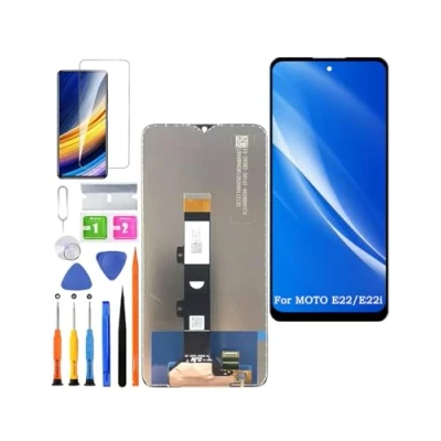 Abbildung von HLYGZX Ersatz Original Display für Motorola Moto E22 / E22i LCD Bildschirm, XT2239 Bildschirm Touch Digitizer Assembly Reparaturteile Kit