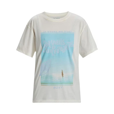Abbildung von Roxy Hangloose THE SKY Tshirt print, Damen, Größe: Large, Egret