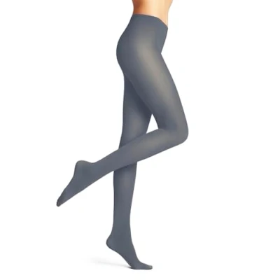 Abbildung von Falke PURE 50 Denier Semiopaque Strumpfhose, Damen, Größe: S/M, Steel grey