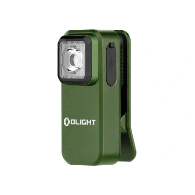 Abbildung von Olight Oclip Taschenlampe Aufladbar OD Green