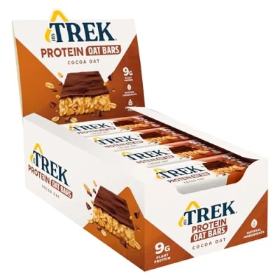 Abbildung von JB&#039;s TREK Protein Haferriegel I Cocoa Oat Pflanzliches Glutenfrei 16 x 50g Riegel 800g