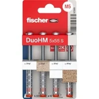 Abbildung von Fischer Dübel Set DuoHM 5x55 S PH TX Hohlraumdübel 55 mm 572915 4 St.