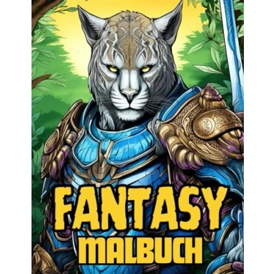 Abbildung von Fantasy Malbuch vol.2: Die Furchterregendsten Raubtiere in Kampfmontur ein für Erwachsene und Jugendliche mit