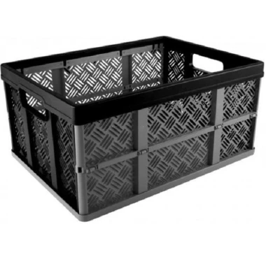 Abbildung von SUNWARE Basic Klappbox 32 Liter, 47,5 x 35 22,7 cm Anthrazit/Schwarz
