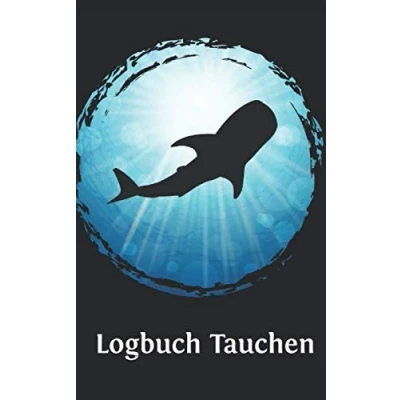 Abbildung von Tauchen Logbuch: Gerätetauchen Walhai Dive Log. Platz für 100 Tauchgänge auf vorgedruckten Seiten Taucher