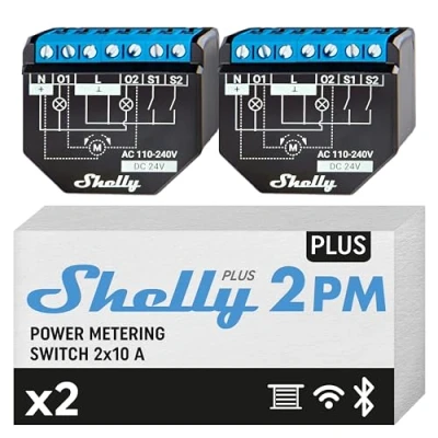 Abbildung von Shelly Plus 2PM (Dual pack)