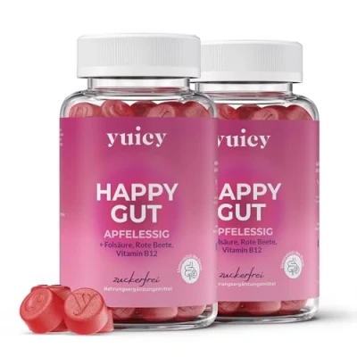 Abbildung von yuicy Body Glow Apfelessig Fruchtgummies für Keto Diäten &amp; Darmgesundheit Gummies, 60,00 St., 420 g