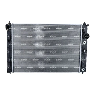 Abbildung von NRF 550177 Kühler, Motorkühlung Aluminium 615 439 34 Kühlrippen gelötet
