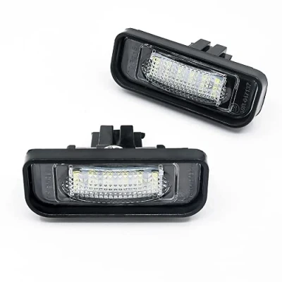 Abbildung von LED Kennzeichenbeleuchtung für Mercedes Benz W220 DC 12V 18 SMD 3528 99 05 Auto