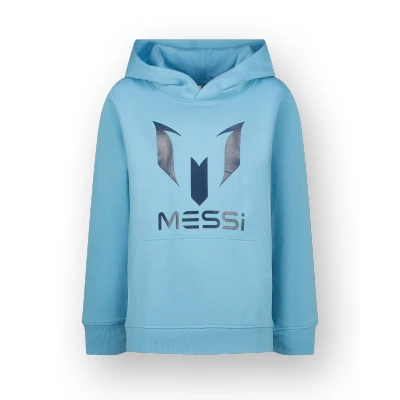 Abbildung von Messi Sweatshirt für Kinder, Größe: 140, Air blue