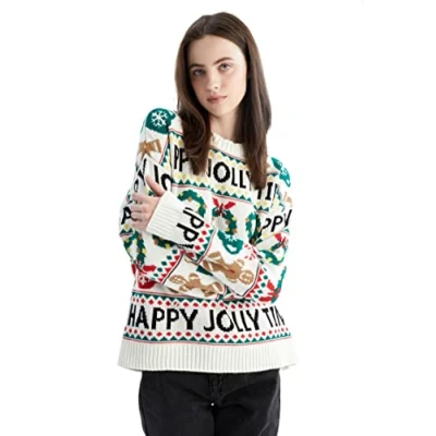 Abbildung von DeFacto Pullover Normal Passform für Damen Rollkragenpullover Pulli Oberteile Ecru,L