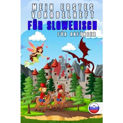 Abbildung von Mein erstes vokabelheft fur slowenisch: Buch, das wesentliche Vokabular mit bunten Bildern zusammenfasst, um Kindern und Anfängern slowenische leicht beizubringen