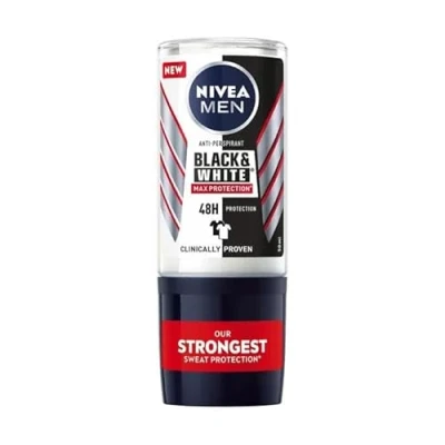 Abbildung von 6x Nivea Men Deo Roll On Black &amp; White Max Protection 50ml