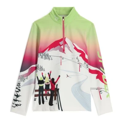 Abbildung von Spyder Sunset Zip T Neck, Girls, Lime Ice, L