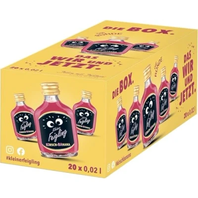 Abbildung von Kleiner Feigling Kirsch Banana 20 x 0,02l Marken Spirituose Premium Likör