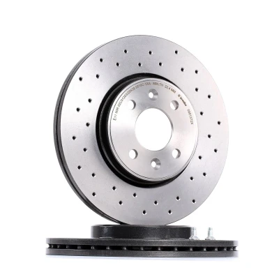 Abbildung von BREMBO XTRA LINE 09.8137.2X Bremsscheibe 280 24 4 gelocht/innenbel. beschichtet hochgekohlt mit Schrauben RENAULT: TWINGO 2, MEGANE 2 Coupe Cabriolet