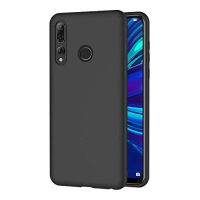 Abbildung von AICEK Compatible Huawei P Smart+ 2019 Hülle, Schwarz Silikon Schutzhülle für Case TPU Bumper Smart Plus Handyhülle (6,21 Zoll)