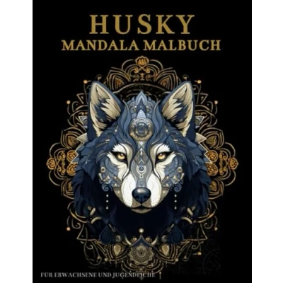 Abbildung von Husky Mandala Malbuch Für Erwachsene und Jugendliche: Anti Stress Geschenke Stressabbau Entspannung