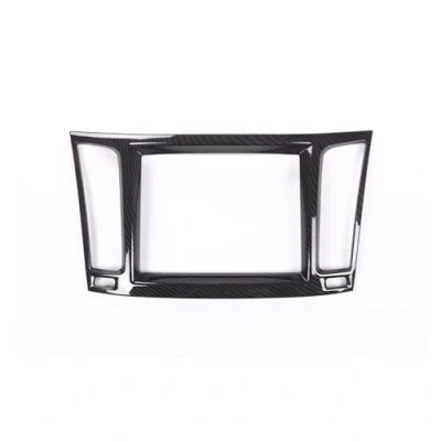 Abbildung von Verkleidung der Konsolenverkleidung Für Maserati Levante 2016 Auto Styling Kunststoff Carbon Fiber Style Innennavigationskasten Rahmenabdeckung Zierzubehör Mittelkonsole Dekor(Carbon Fiber)
