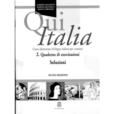 Abbildung von Qui Italia. Corso elementare di lingua italiana per stranieri. Soluzioni