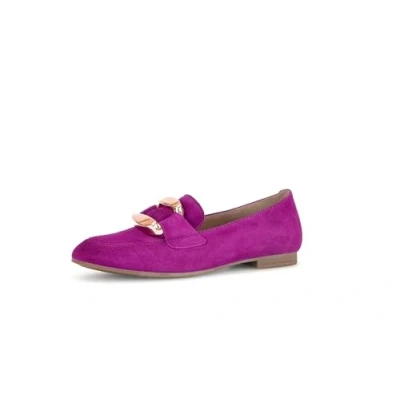 Abbildung von Gabor Slipper, Damen, Größe: 40.5, Lila Veloursleder