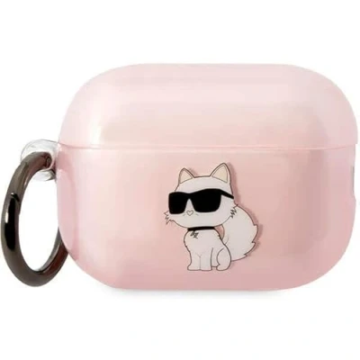 Abbildung von Karl Lagerfeld KLAP2HNCHTCP Hülle für AirPods Pro 2 Rosa Ikonik Choupette