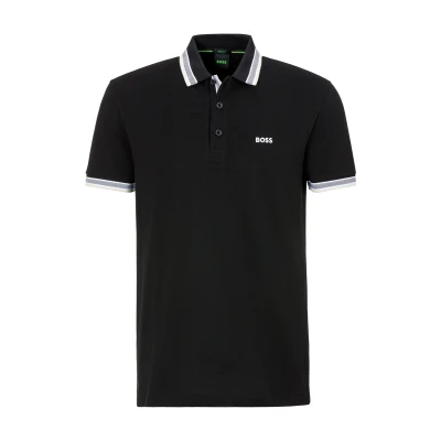 Abbildung von BOSS Paddy Poloshirt, Herren, Größe: Large, Charcoal