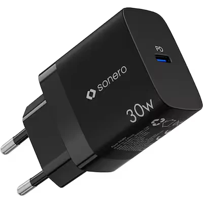 Abbildung von sonero USB C GaN Ladegerät 1 Port 30W PD schwarz