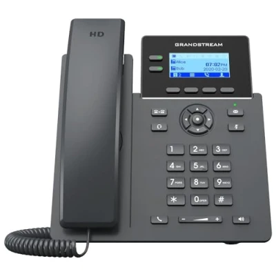 Abbildung von Grandstream Networks GRP2602G, IP Telefon, Schwarz, Kabelgebundenes Mobilteil, 2 Zeilen, LCD, 6,12 cm (2.41)