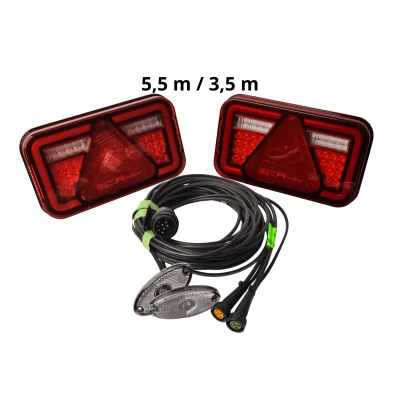 Abbildung von Aspock Multiled 4 LED Beleuchtungsset 13 polig inklusive Positionsleuchten wählen Sie das gewünschte Hauptkabel Anhängershop