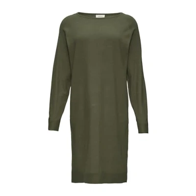 Abbildung von s.Oliver MIT Ubootausschnitt Strickkleid, Damen, Größe: 42, Olivgrün