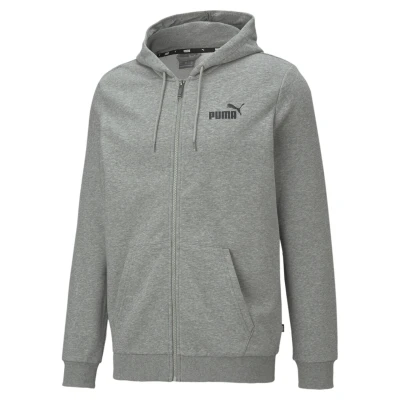 Abbildung von Essentials Small Logo Kapuzenjacke Herren PUMA Medium Gray Heather