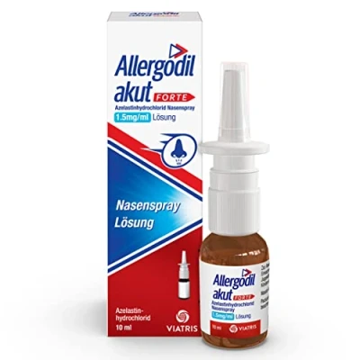 Abbildung von Allgergodil Akut Forte Nasenspray bei Heuschnupfen 10 ml