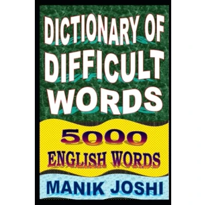 Abbildung von Dictionary of Difficult Words: 5000 English Words (English Word Power, Band 20)