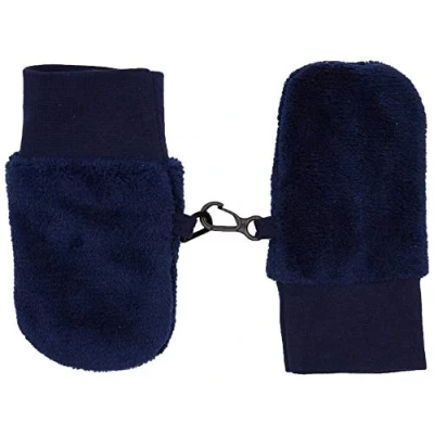 Abbildung von Schnizler Unisex Baby Kuschelfleece Fäustling 860910, 11 Marine, Einheitsgröße