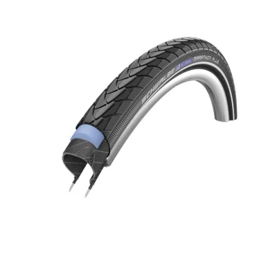 Abbildung von Reifen Schwalbe Marathon Plus SmartGuard 26 X1 3/8&quot; / 37 590 Mm Schwarz Mit Reflexion