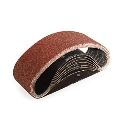 Abbildung von Sruhrak 75 x 533mm schleifband 8 Stück bandschleifer schleifbänder 40 Körnungen zum Schleifen, Feilen, Schärfen und Entrosten