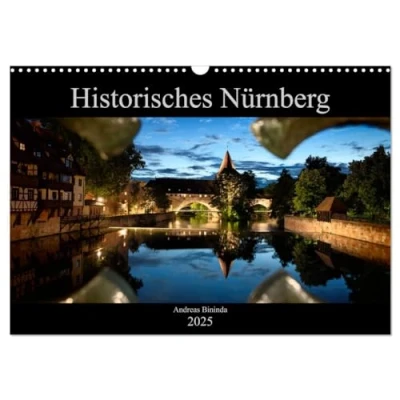 Abbildung von Historisches Nürnberg (Wandkalender 2025 DIN A3 quer), CALVENDO Monatskalender