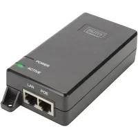 Abbildung von DIGITUS PoE+ Injektor IEEE802.3at Gigabit Ethernet 30 Watt max. 55 Volt Stromversorgung Pin 4/5(+) &amp; 7/8( )
