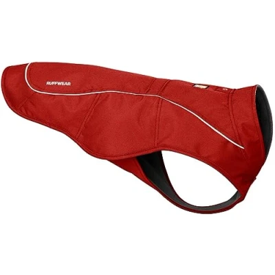 Abbildung von RUFFWEAR Overcoat Jacket, Abriebfester Hundemantel mit Fleecefutter für Kaltes Wetter, Red Clay, X Large