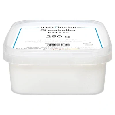 Abbildung von Bio Sheabutter 250 g Raffiniert Vegan 100% natürliche Kosmetik