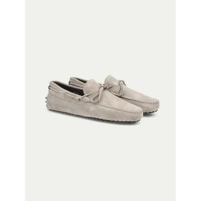 Abbildung von Aurélien Driving Shoes Mokassins Veloursleder Suede Herren Hellgrau Größe 41 Italienischer handgemachter mediterraner Stil &amp; exklusiver Luxus Schuhe