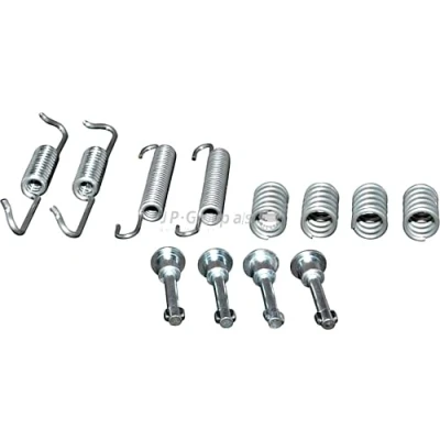 Abbildung von JP GROUP 1163950110 Zubehörsatz, Feststellbremsbacken Hinterachse BMW: X3, 5 GT, Limousine, MERCEDES BENZ: ML Klasse, VOLKSWAGEN: Touareg I