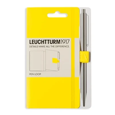 Abbildung von LEUCHTTURM1917 345162 Pen Loop (Stiftschlaufe), selbstklebend, Zitrone