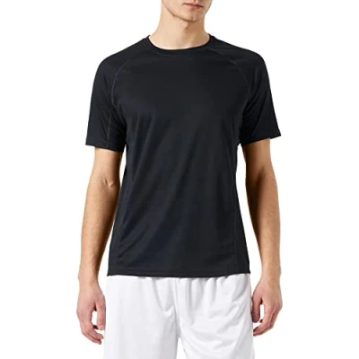 Abbildung von Zebdia Sports Tshirt basic, Herren, Größe: Large, Black